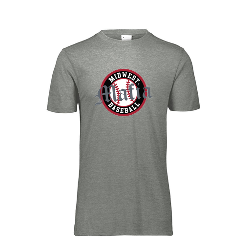 [FTSCUBGY-YS-LOGO2] Decker Youth Tri-Blend T-Shirt - Short Sleeve (Youth S, Gray, Logo 2)