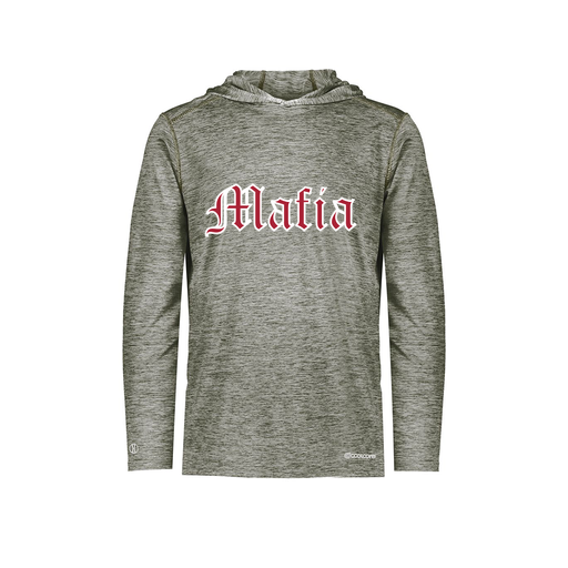 [FOLHCGGY-AS-LOGO3] Decker Men's Charge Hoodie (Adult S, Gray, Logo 3)