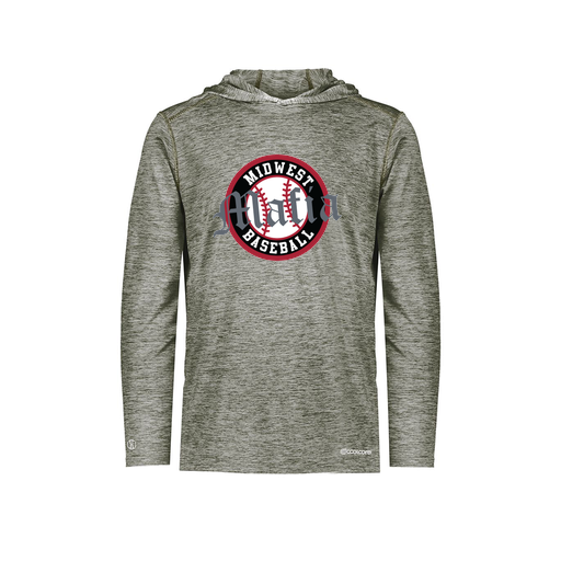 [FOLHCGGY-YS-LOGO2] Decker Youth Charge Hoodie (Youth S, Gray, Logo 2)