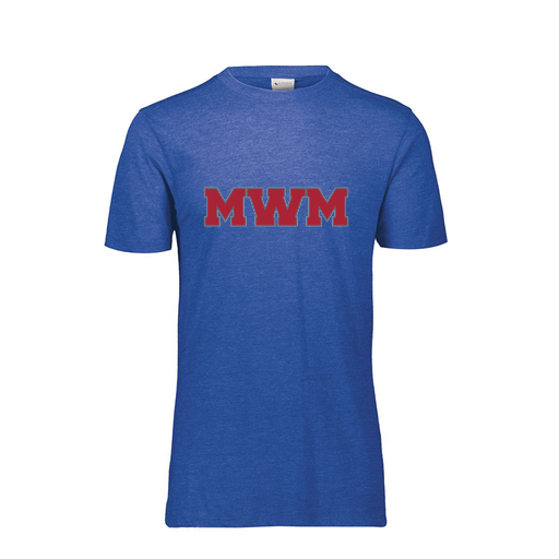 [FTSCUBNV-AS-LOGO1] Decker Men's Tri-Blend T-Shirt - Short Sleeve (Adult S, Navy, Logo 1)