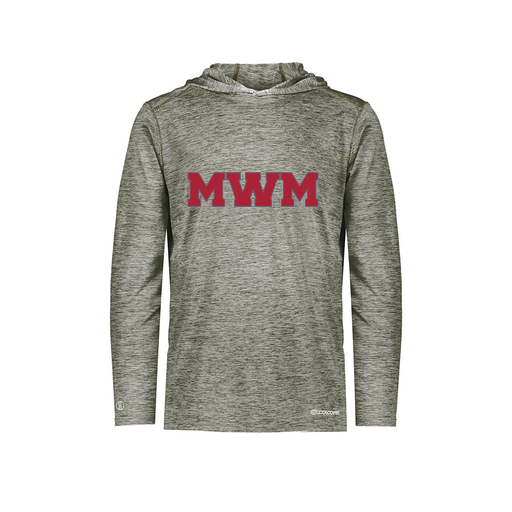 [FOLHCGGY-YS-LOGO1] Decker Youth Charge Hoodie (Youth S, Gray, Logo 1)